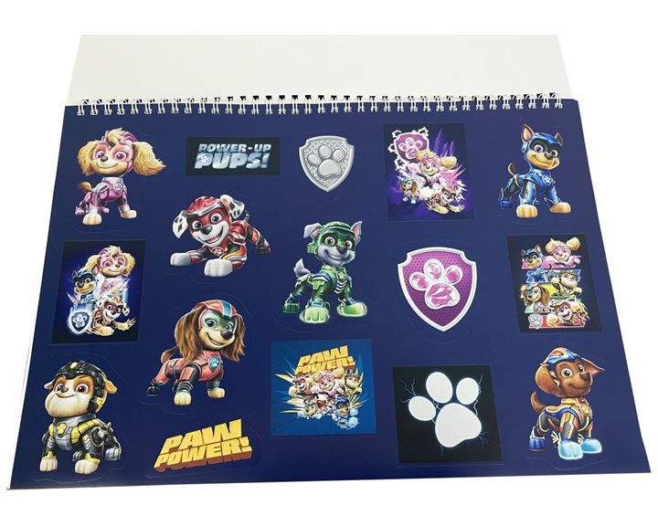 Μπλόκ Ζωγραφικής 23x33  Gim Paw Patrol 40Φ.Με Αυτοκόλλητα 334-21416