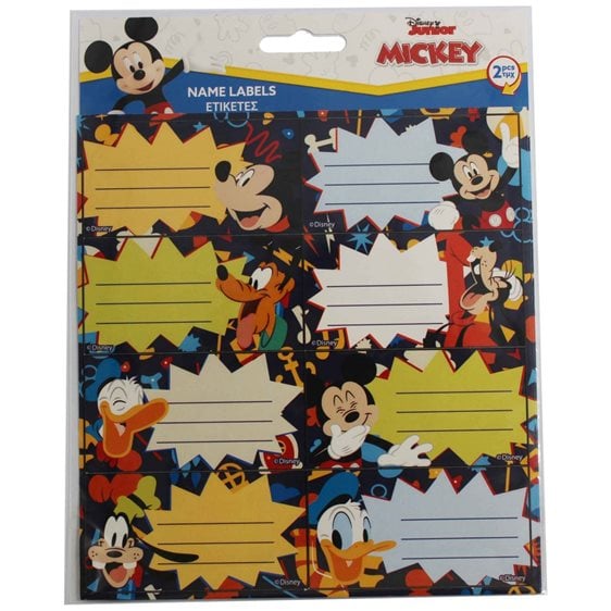 Ετικέτα Σχολική Gim 2τμχ. Mickey 773-00546