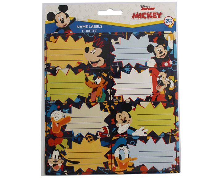 Ετικέτα Σχολική Gim 2τμχ. Mickey 773-00546