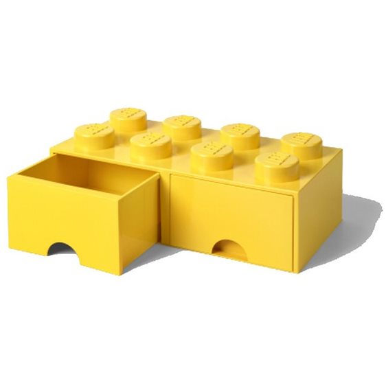 LEGO® ΚΟΥΤΙ ΑΠΟΘΗΚΕΥΣΗΣ ΟΡΘΟΓΩΝΙΟ ΚΙΤΡΙΝΟ ΣΥΡΤΑΡΩΤΟ - 40061732