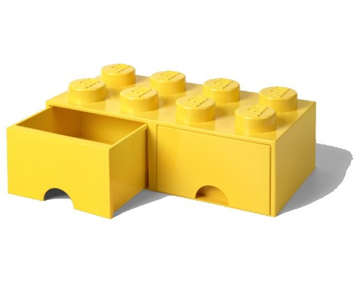 LEGO® ΚΟΥΤΙ ΑΠΟΘΗΚΕΥΣΗΣ ΟΡΘΟΓΩΝΙΟ ΚΙΤΡΙΝΟ ΣΥΡΤΑΡΩΤΟ - 40061732