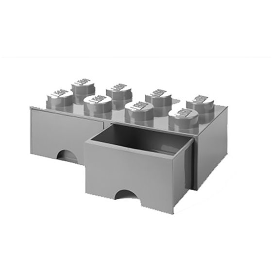 LEGO® ΚΟΥΤΙ ΑΠΟΘΗΚΕΥΣΗΣ ΟΡΘΟΓΩΝΙΟ ΓΚΡΙ ΣΥΡΤΑΡΩΤΟ - 40061740