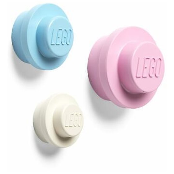 LEGO® ΣΕΤ ΚΡΕΜΑΣΤΡΕΣ ΤΟΙΧΟΥ (3 ΤΜΧ - ΓΑΛΑΖΙΟ-ΡΟΖ-ΑΣΠΡΟ) - 40161736