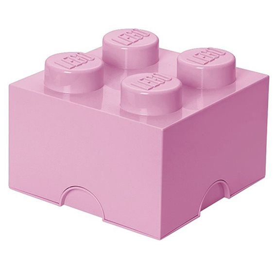 LEGO® ΚΟΥΤΙ ΑΠΟΘΗΚΕΥΣΗΣ ΤΕΤΡΑΓΩΝΟ ΜΕΓΑΛΟ ΑΝΟΙΧΤΟ ΡΟΖ - 40031738