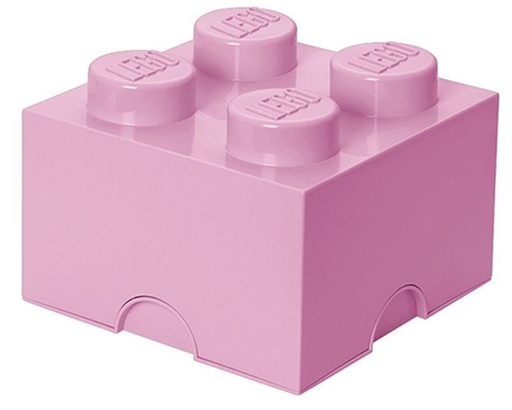 LEGO® ΚΟΥΤΙ ΑΠΟΘΗΚΕΥΣΗΣ ΤΕΤΡΑΓΩΝΟ ΜΕΓΑΛΟ ΑΝΟΙΧΤΟ ΡΟΖ - 40031738