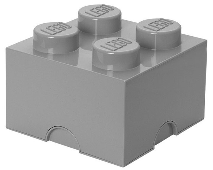 LEGO® ΚΟΥΤΙ ΑΠΟΘΗΚΕΥΣΗΣ ΤΕΤΡΑΓΩΝΟ ΜΕΓΑΛΟ ΓΚΡΙ - 40031740