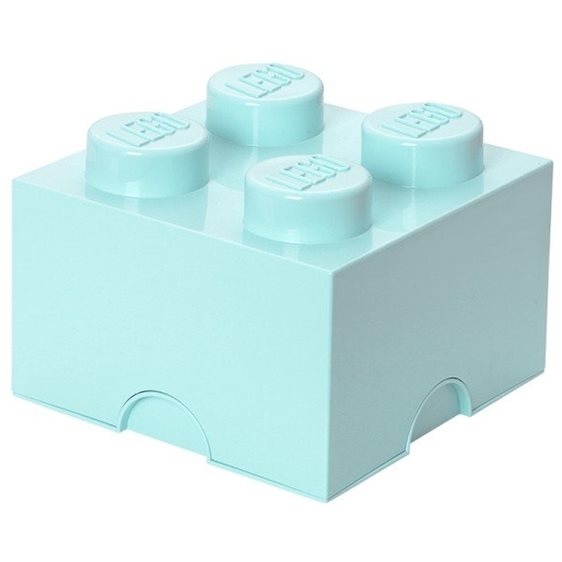 LEGO® ΚΟΥΤΙ ΑΠΟΘΗΚΕΥΣΗΣ ΤΕΤΡΑΓΩΝΟ ΜΕΓΑΛΟ ΓΑΛΑΖΙΟ (AQUA) - 40031742