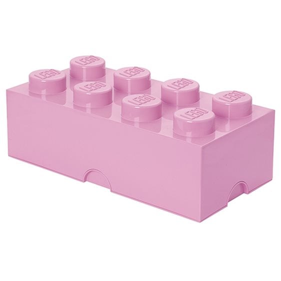 LEGO® ΚΟΥΤΙ ΑΠΟΘΗΚΕΥΣΗΣ ΟΡΘΟΓΩΝΙΟ ΜΕΓΑΛΟ ΑΝΟΙΧΤΟ ΡΟΖ - 40041738