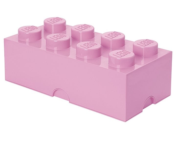 LEGO® ΚΟΥΤΙ ΑΠΟΘΗΚΕΥΣΗΣ ΟΡΘΟΓΩΝΙΟ ΜΕΓΑΛΟ ΑΝΟΙΧΤΟ ΡΟΖ - 40041738