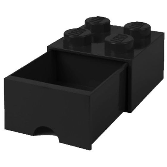 LEGO® ΚΟΥΤΙ ΑΠΟΘΗΚΕΥΣΗΣ ΤΕΤΡΑΓΩΝΟ ΜΑΥΡΟ ΣΥΡΤΑΡΩΤΟ - 40051733