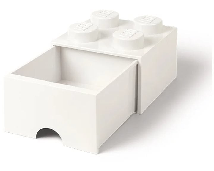 LEGO® ΚΟΥΤΙ ΑΠΟΘΗΚΕΥΣΗΣ ΤΕΤΡΑΓΩΝΟ ΑΣΠΡΟ ΣΥΡΤΑΡΩΤΟ - 40051735