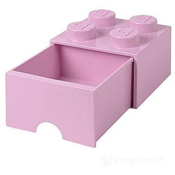 LEGO® ΚΟΥΤΙ ΑΠΟΘΗΚΕΥΣΗΣ ΤΕΤΡΑΓΩΝΟ ΡΟΖ ΣΥΡΤΑΡΩΤΟ - 40051738