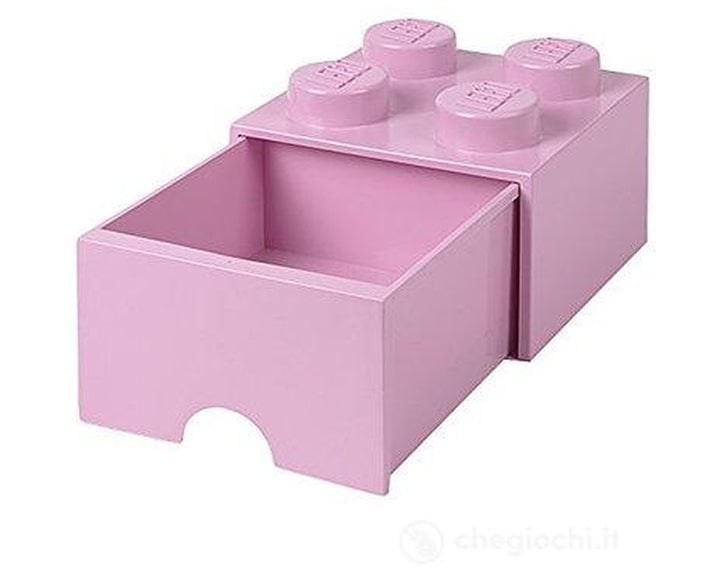 LEGO® ΚΟΥΤΙ ΑΠΟΘΗΚΕΥΣΗΣ ΤΕΤΡΑΓΩΝΟ ΡΟΖ ΣΥΡΤΑΡΩΤΟ - 40051738