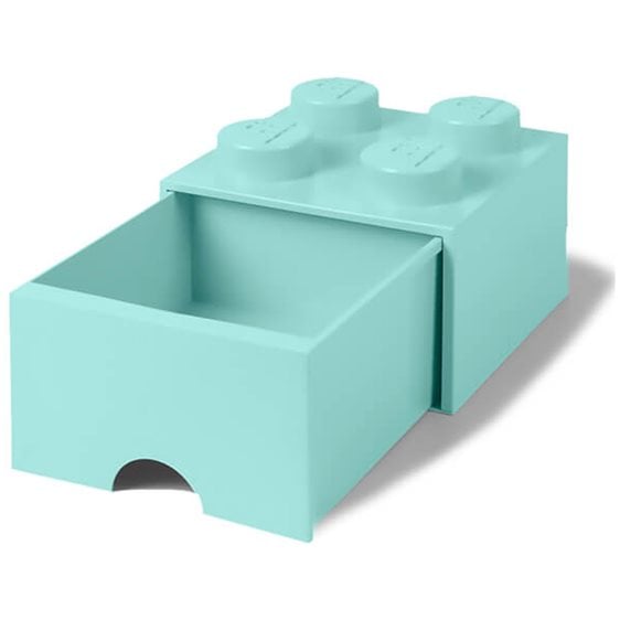 LEGO® ΚΟΥΤΙ ΑΠΟΘΗΚΕΥΣΗΣ ΤΕΤΡΑΓΩΝΟ ΓΑΛΑΖΙΟ (AQUA) ΣΥΡΤΑΡΩΤΟ - 40051742