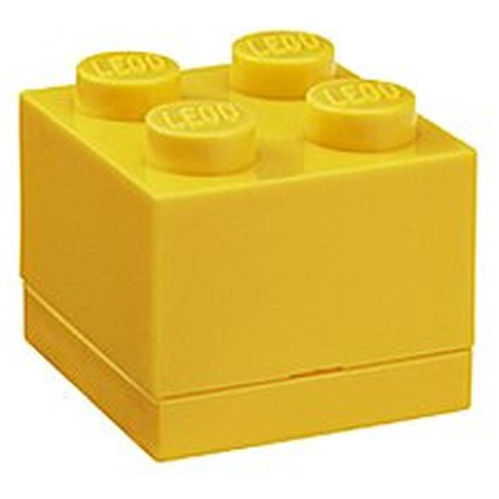 LEGO® ΚΟΥΤΙ ΑΠΟΘΗΚΕΥΣΗΣ ΤΕΤΡΑΓΩΝΟ MINI ΚΙΤΡΙΝΟ - 40111732
