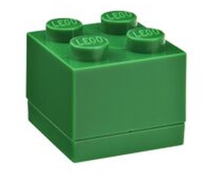 LEGO® ΚΟΥΤΙ ΑΠΟΘΗΚΕΥΣΗΣ ΤΕΤΡΑΓΩΝΟ MINI ΠΡΑΣΙΝΟ - 40111734