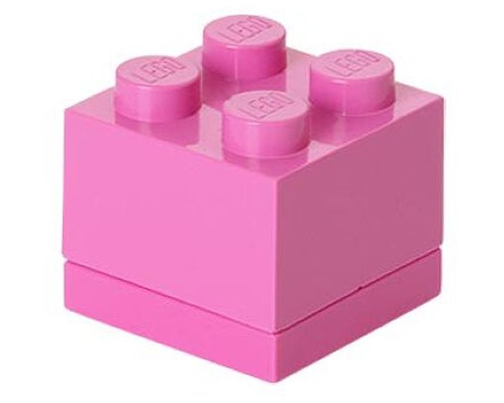 LEGO® ΚΟΥΤΙ ΑΠΟΘΗΚΕΥΣΗΣ ΤΕΤΡΑΓΩΝΟ MINI ΕΝΤΟΝΟ ΡΟΖ - 40111739
