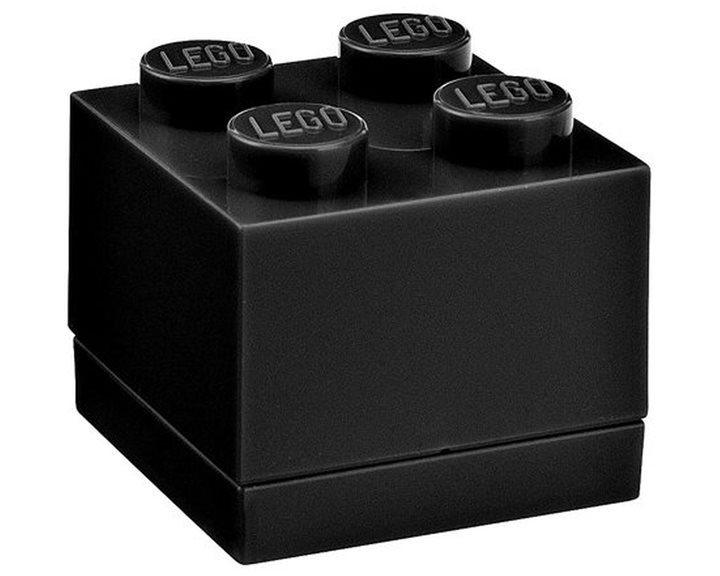 LEGO® ΚΟΥΤΙ ΑΠΟΘΗΚΕΥΣΗΣ ΤΕΤΡΑΓΩΝΟ MINI ΜΑΥΡΟ - 40111733
