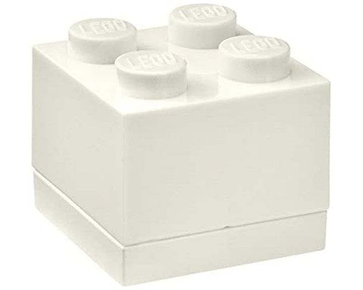 LEGO® ΚΟΥΤΙ ΑΠΟΘΗΚΕΥΣΗΣ ΤΕΤΡΑΓΩΝΟ MINI ΑΣΠΡΟ - 40111735