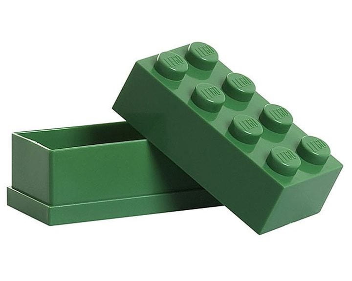 LEGO® ΚΟΥΤΙ ΑΠΟΘΗΚΕΥΣΗΣ ΟΡΘΟΓΩΝΙΟ MINI ΠΡΑΣΙΝΟ - 40121734