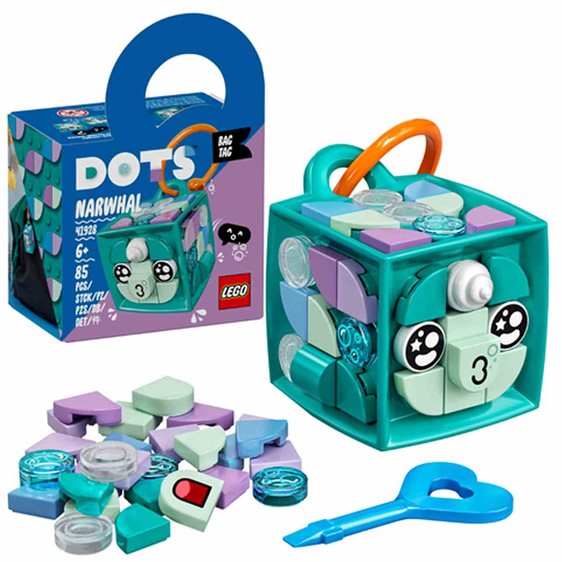 LEGO DOTS: BAG TAG NARWHAL