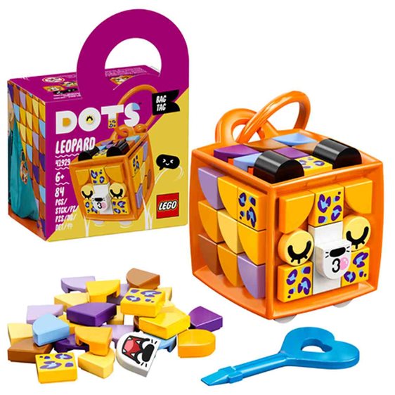 LEGO DOTS: BAG TAG LEOPARD
