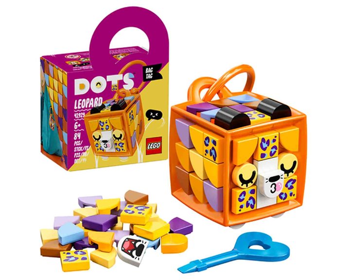 LEGO DOTS: BAG TAG LEOPARD