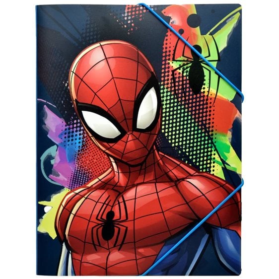 Ντοσιέ Λάστιχο Α4 Gim Spiderman 337-06515
