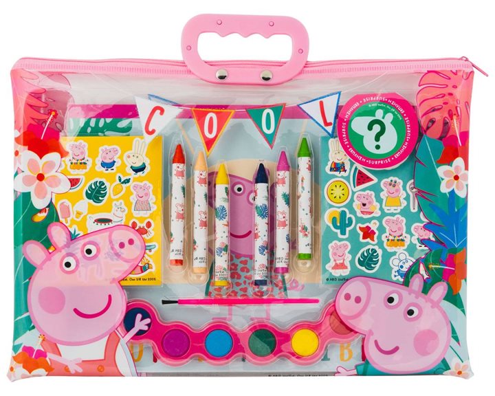 ΣΕΤ ΖΩΓΡΑΦΙΚΗΣ ΔΙΑΦΑΝΗ ΤΣΑΝΤΑ PEPPA PIG