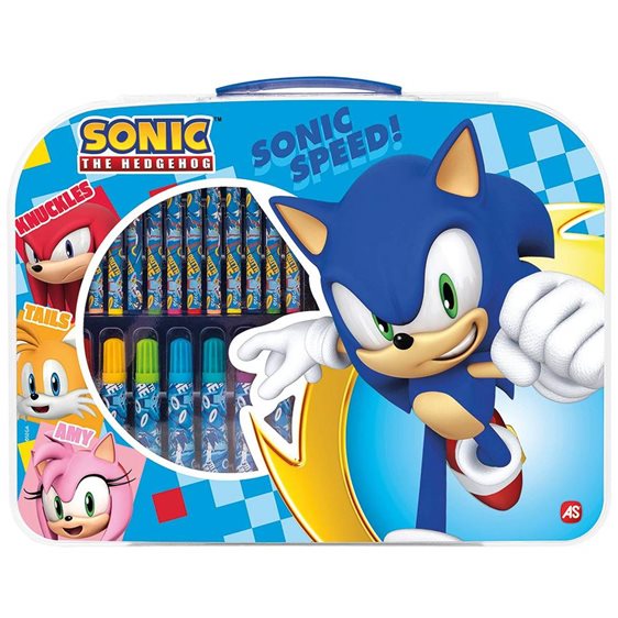 ΣΕΤ ΖΩΓΡΑΦΙΚΗΣ ART CASE: SONIC THE HEDGEHOG