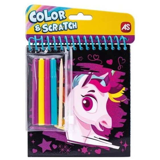 ΣΕΤ ΖΩΓΡΑΦΙΚΗΣ POCKET FANTASY DREAMS COLOR   SCRATCH