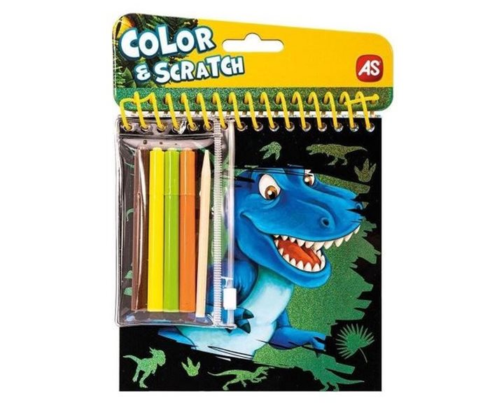 ΣΕΤ ΖΩΓΡΑΦΙΚΗΣ POCKET ΔΕΙΝΟΣΑΥΡΟΙ COLOR   SCRATCH