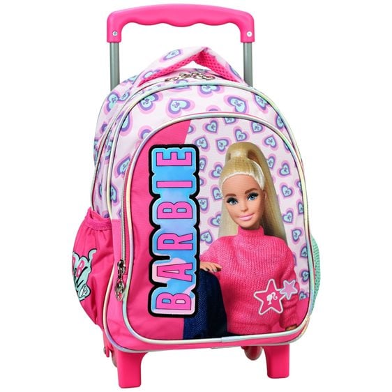 Σακίδιο Τρόλει Νηπιαγωγείου Gim Barbie Holographic 349-86072