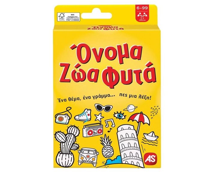 As company Παιχνίδι Με Κάρτες Όνομα Ζώα Φυτά Για Ηλικίες 6+ Χρονών Και 2+ Παίκτες 1040-21405