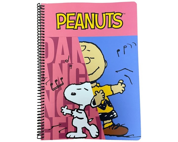 Back Me Up Τετράδιο Α4 Σπιράλ 2 Θεμάτων Peanuts-Half & Lough Ass. 365-06440
