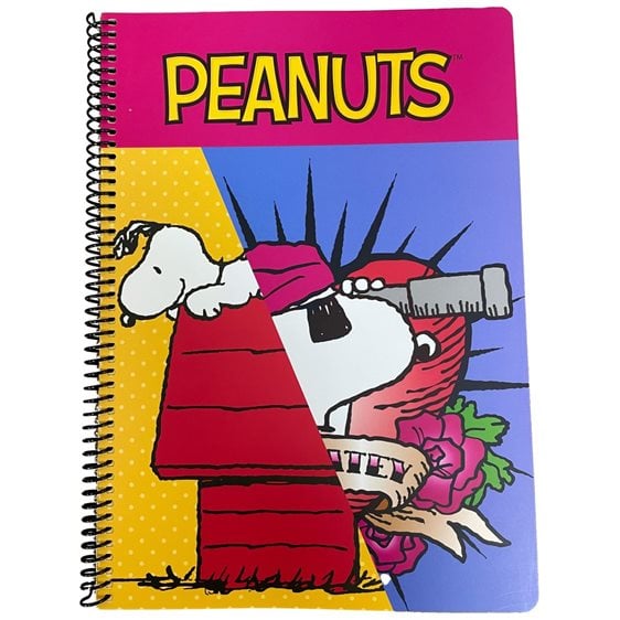 Back Me Up Τετράδιο Α4 Σπιράλ 2 Θεμάτων Peanuts-Half & Lough Ass. 365-06440