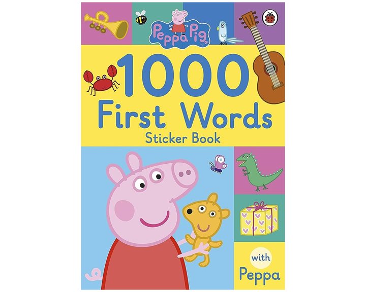 PEPPA PIG: 1000 FIRST WORDS STICKER BOOK PAPERBACK / SOFTBACK