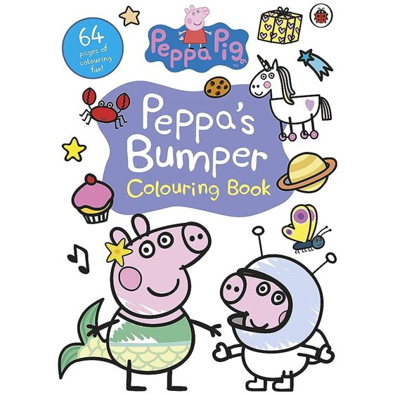 PEPPA PIG: PEPPAS BUMPER COLOURING BOOK PAPERBACK / SOFTBACK