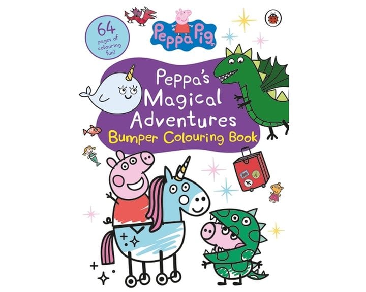 PEPPAS MAGICAL ADVENTURES BUMPER COLOURING BOOK ACTIVITY BOOK