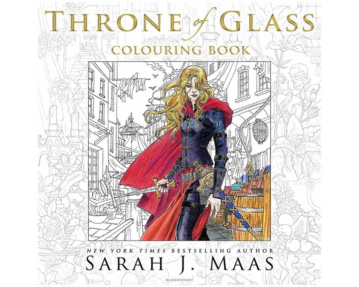 THRONE OF GLASS COLOURING BOOK PB