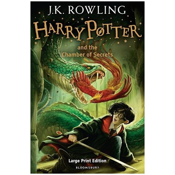 HARRY POTTER AND THE CHAMBER OF SECRETS - HC LARGE PRINT EDITION