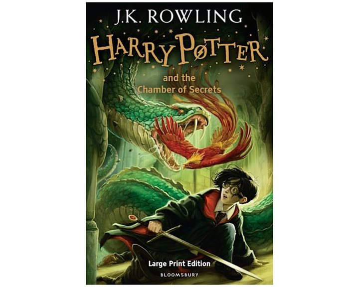 HARRY POTTER AND THE CHAMBER OF SECRETS - HC LARGE PRINT EDITION