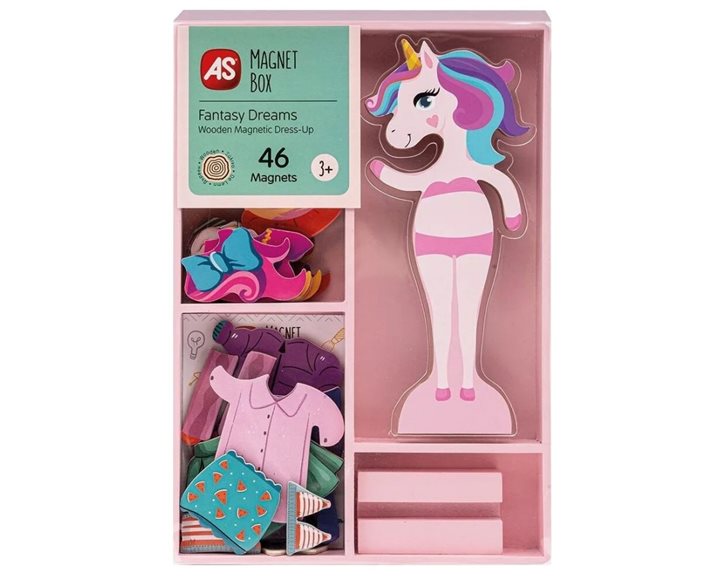 MAGNET BOX FANTASY DREAMS : DRESS-UP 46 (ΕΚΠΑΙΔΕΥΤΙΚΟΙ ΞΥΛΙΝΟΙ ΜΑΓΝΗΤΕΣ)