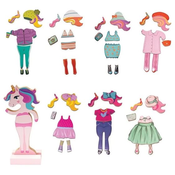 MAGNET BOX FANTASY DREAMS : DRESS-UP 46 (ΕΚΠΑΙΔΕΥΤΙΚΟΙ ΞΥΛΙΝΟΙ ΜΑΓΝΗΤΕΣ)
