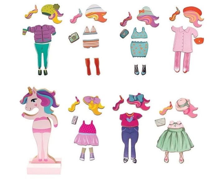 MAGNET BOX FANTASY DREAMS : DRESS-UP 46 (ΕΚΠΑΙΔΕΥΤΙΚΟΙ ΞΥΛΙΝΟΙ ΜΑΓΝΗΤΕΣ)