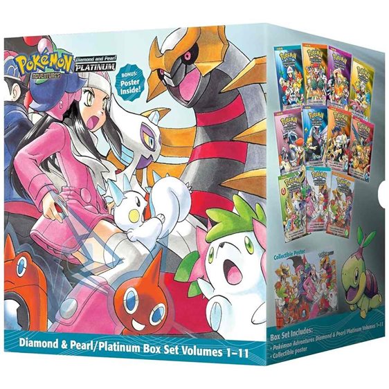 POKEMON ADVENTURES DIAMOND   PEARL / PLATINUM BOX SET