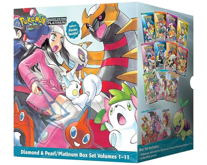 POKEMON ADVENTURES DIAMOND   PEARL / PLATINUM BOX SET