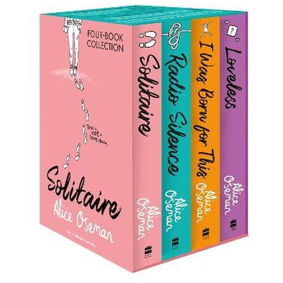 ALICE OSEMAN FOUR-BOOK COLLECTION BOX SET (SOLITAIRE, RADIO SILENCE, I WAS BORN FOR THIS, LOVELESS)