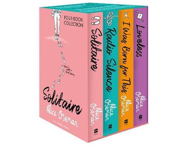 ALICE OSEMAN FOUR-BOOK COLLECTION BOX SET (SOLITAIRE, RADIO SILENCE, I WAS BORN FOR THIS, LOVELESS)