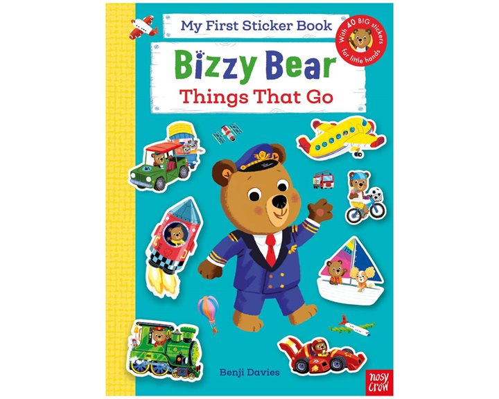 BIZZY BEAR : MY FIRST STICKER BOOK - THINGS THAT GO PB